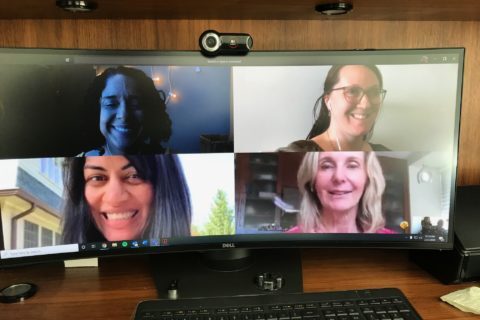 Doctors of Pivotal PT on a telehealth call